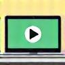 Illustration of a laptop screen displaying streaming beauty content